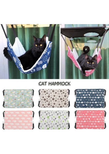 Mavi Kedi Stili Xl Beden Pet Tavşan Kedi Hamak Pamuk Köpek Mat Fare Gelincikler Kobay Asılı Yatak Kemirgenler Hamster Hamak Köpek Ürünleri Evcil Hayvan Malzemeleri (Yurt Dışından) modelleri