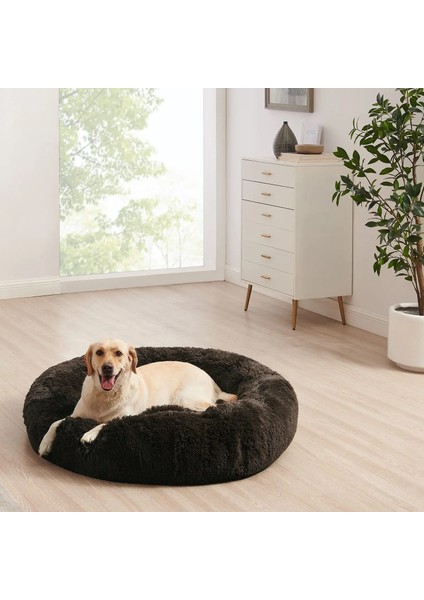 Açık Gri Stil 20 Santimetre Uzun Peluş Köpek Yatağı Ev Köpek Mat Kış Sıcak Uyku Kediler Yuva Yumuşak Uzun Peluş Köpek Sepeti Pet Yastık Taşınabilir Pet Yatak (Yurt Dışından) fırsatları