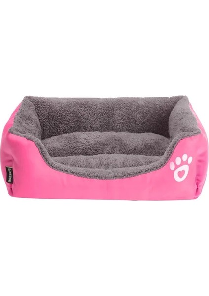 Gül Pembe Tarzı S 45CMX35CMX12CM Kış Sıcak Büyük Köpek Kanepe Yatak Kare Köpek Diz Kedi Paspaslar Ev Yastık Pet Uyku Sıcak Kanepe Yataklar Büyük ve Küçük Köpekler Için Mat (Yurt Dışından)