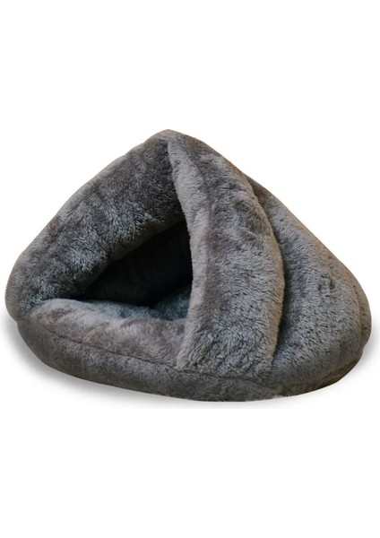 Gri Stil 40X40CM Yavru Pet Kedi Yatağı Küçük Köpek Yumuşak Sıcak Yuva Kulübesi Kedi Yatakları Mağara Evi Uyku Tulumu Mat Pad Çadır Evcil Hayvanlar Kış Sıcak Evcil Hayvan Yatakları (Yurt Dışından)