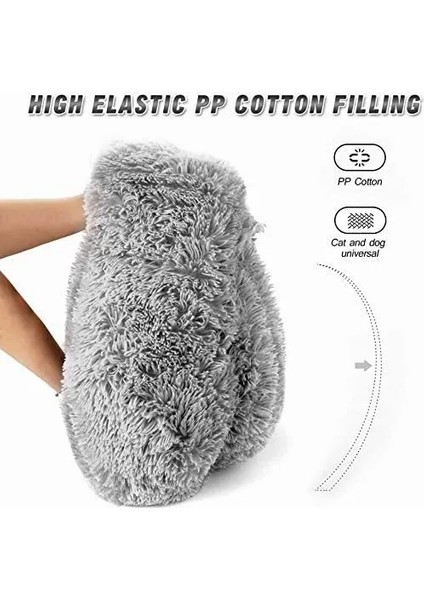 Sarı Stil 40CM Uzun Peluş Köpek Kedi Yatağı Kedi Köpek Aksesuarları Sepeti Sakinleştirici Kış Sıcak Yatak Kedi Evi Yıkanabilir Kediler Için Yumuşak Küçük Köpek Mat Çanta Yatak (Yurt Dışından) fırsatları
