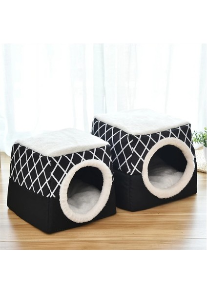 Leopar Tarzı Boy 38X38X34CM 2 In 1 Kedi Çadır Mağara Yatak Yumuşak Kapalı Kapalı Kapalı Pet House Rahat Kedi Yavrusu Uyku Yatakları Köpek Yavrusu Için Çıkarılabilir Yastık ile (Yurt Dışından) indirimleri
