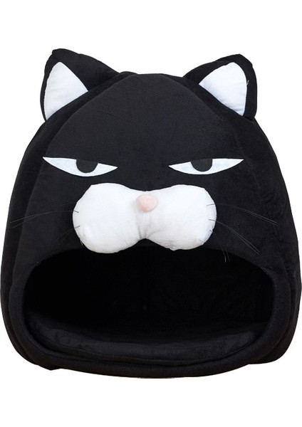 Siyah Stil 38CM38CM38CM Karikatür Kedi Yatak Evi Kış Sıcak Polar Yıkanabilir Yumuşak Köpek Yuva Kedi Mağarası Çadır Uyku Için Su Geçirmez Evcil Hayvanlar Uyku Çantaları Malzemeleri (Yurt Dışından)