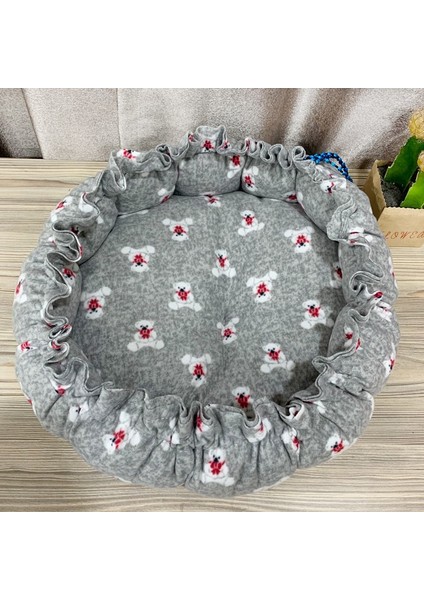 No.5 Tarzı 85CM Dış Çap Süper Yumuşak Sıcak Kedi Yatağı Ayarlanabilir Köpekler Mat Pet Uyku Sepeti Yuvarlak Kabarık Hafif Rahat Dokunmatik Kulübesi 17 Renk (Yurt Dışından)