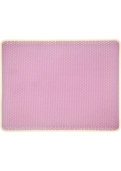 Pembe Tarzı 40X50CM Çift Katmanlı Kedi Kumu Mat Tuvalet Minderi Kedi Yatak Pedleri Kedi Evi Temiz Süper Hafif Taşıması Kolay Pürüzsüz Yüzey Kedi Aksesuarları (Yurt Dışından)