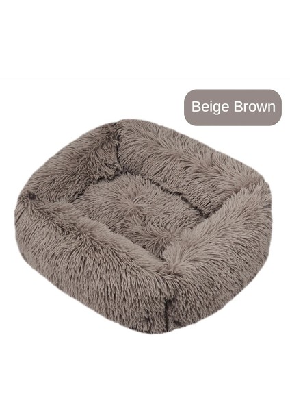 Su Yeşili Tarzı 45X35CM Pet Yataklar Uzun Peluş Köpek Yatağı Kare Düz Renk Yavru Yataklar Küçük Orta Büyük Evcil Hayvanlar Için Mat Kış Sıcak Yatak Kedi Yastıkları (Yurt Dışından)