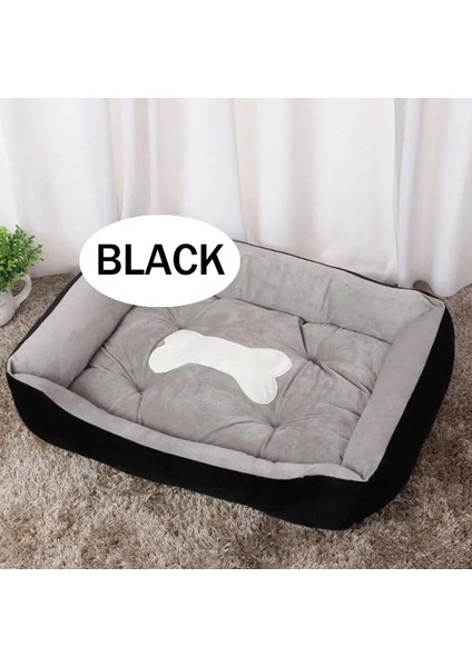 Siyah Stil U 78X60X15CM Kemik Pet Yatak Sıcak Keten Kedi Evi Küçük Orta Büyük Köpek Için Yumuşak Yıkanabilir Köpek Pamuk Kulübesi Wa Almanya'dan (Yurt Dışından)