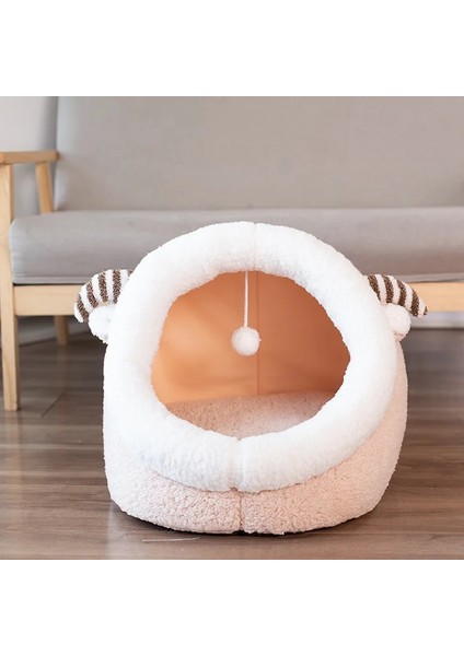 Deve Tarzı M Beden Kedi Yatak Ev Kulübesi Yuva Evcil Hayvan Yuva Kumu Köpek Kulübesi Gatos Ev Minderi Evcil Hayvan Ürünleri Kedi Evcil Hayvan Malzemeleri Mascotas Kedi Mat Yastık (Yurt Dışından)