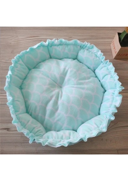 No.4 Tarzı 45CM Dış Çap Süper Yumuşak Sıcak Kedi Yatağı Ayarlanabilir Köpekler Mat Pet Uyku Sepeti Yuvarlak Kabarık Hafif Rahat Dokunmatik Kulübesi 17 Renk (Yurt Dışından)