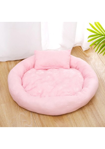 Pembe Tarzı 50CM Kedi Yatakları Paspaslar Kediler Için Ev Bakımı Için Genişlik Pet Yastık Uyku Yatağı Küçük Yavru Kedi Katlanır Aksesuarları Peluş Malzemeler (Yurt Dışından)