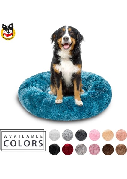 Siyah Stil No.50 Beden Büyük Köpekler Için Yuvarlak Uzun Peluş Köpek Yatakları Kış Pet Ürünleri Yastık Süper Yumuşak Kabarık Rahat Kedi Mat Malzemeleri Aksesuarları (Yurt Dışından) fiyatları