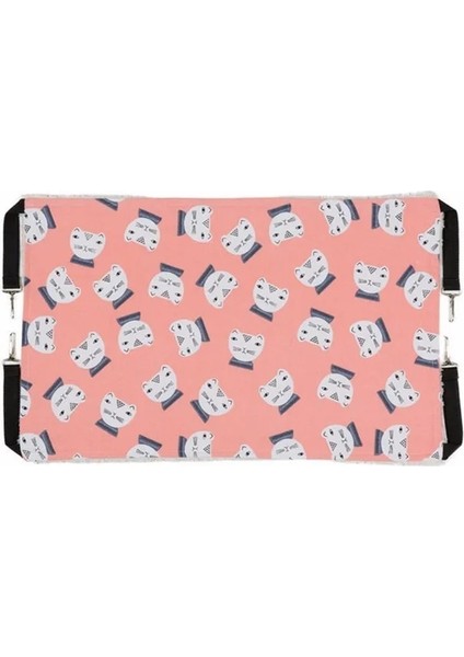 Turuncu Kedi Stili 35X35CM Sıcak Asılı Kedi Yatak Mat Yumuşak Kedi Hamak Kış Hamak Pet Yavru Kafes Yatak Örtüsü Yastık Hızlı G (Yurt Dışından)