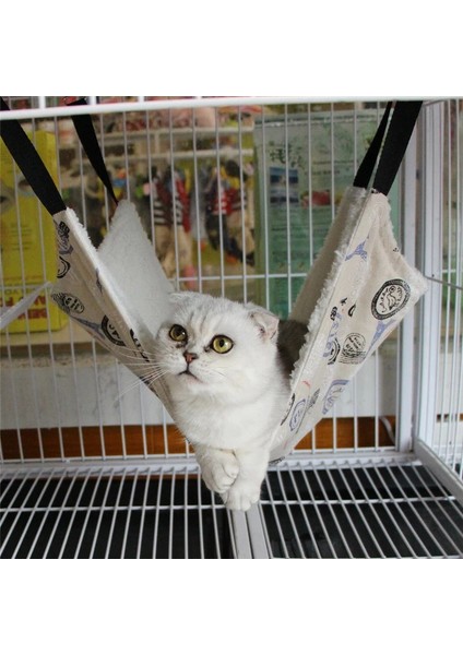 Turuncu Kedi Stili 35X35CM Sıcak Asılı Kedi Yatak Mat Yumuşak Kedi Hamak Kış Hamak Pet Yavru Kafes Yatak Örtüsü Yastık Hızlı G (Yurt Dışından) modelleri