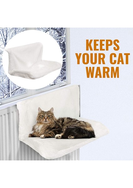 B Tarzı Pet Kedi Hayvan Hamak Kedi Radyatör Yatak Asılı Kış Sıcak Polar Sepet Hamak Kediler Için Yumuşak Yastık Uyku Yatağı Hamak (Yurt Dışından)