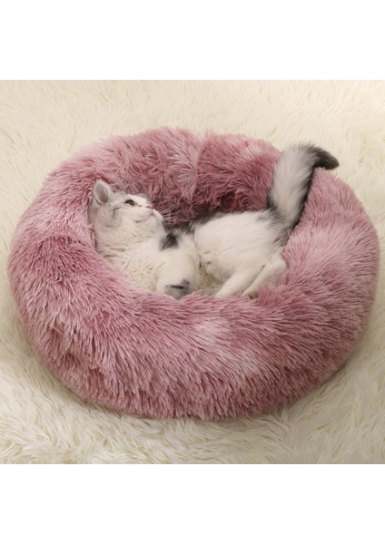 Renk 3 Tarzı 50X50X18CM Uzun Peluş Kabarık Pet Köpek Yatağı Claming Kedi Yatakları Donut Yuvarlak Bank Yumuşak Sıcak Chihuahua Kulübesi Büyük Mat Yastık Nesk Pet Malzemeleri (Yurt Dışından)