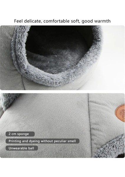 MB 33X33X33CM Stili Tatlı Kedi Yatak Sıcak Pet Sepet Rahat Yavru Kedi Şezlong Yastık Kedi Evi Çadır Yıkanabilir Mağara Kediler Yatakları Için Çok Yumuşak Küçük Köpek Mat Çanta (Yurt Dışından) modelleri