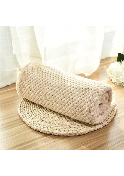 Sarı Stil U 100X80CM Kış Köpek Yatağı Pet Battaniye Pet Uyku Mat Sıcak Kedi Köpek Yatak Örtüsü Küçük Doguahua Bulldog Için Pet Kanepe Yastık Yatak (Yurt Dışından)