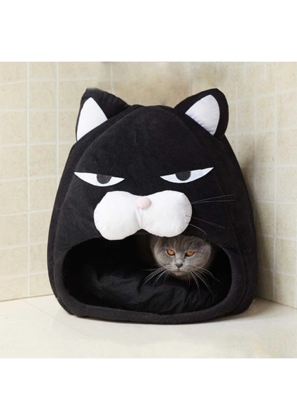 No.21 Tarzı Pet Kedi Yatak Evi Kapalı Kediler Için Kendinden Isınma Çıkarılabilir Yataklı Köpek Evi Köpek Kafesi Kedi Köpek Evi Sepeti Домик Для Кошки (Yurt Dışından)