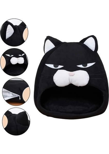 No.21 Tarzı Pet Kedi Yatak Evi Kapalı Kediler Için Kendinden Isınma Çıkarılabilir Yataklı Köpek Evi Köpek Kafesi Kedi Köpek Evi Sepeti Домик Для Кошки (Yurt Dışından)