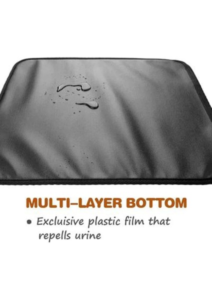 Siyah Stil L 55X70 Katlanabilir Pet Kedi Kumu Mat Eva Çift Katmanlı Pet Kedi Kumu Kutusu Yakalama Mat Su Geçirmez Temiz Ped Ürünleri Kediler Aksesuarları Için (Yurt Dışından) fırsatları