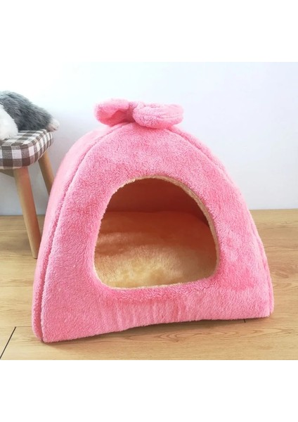 Gül Pembe Tarzı S 30X30CM Pet Kedi Evi Kanepe Yatak Köpek Kulübesi Kış Sıcak Köpek Için Uyku Köpek Kedi Malzemeleri Kesim Kediler Paspaslar (Yurt Dışından)