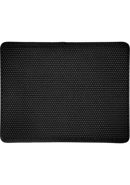 Siyah Stil 45X60CM Kedi Kumu Mat Çift Katmanlı Su Geçirmez Pet Kedi Kumu Kutusu Mat Katten Kum Tepsisi Ped Dolum Kediler Ev Için Yakalama Mat Temiz (Yurt Dışından)