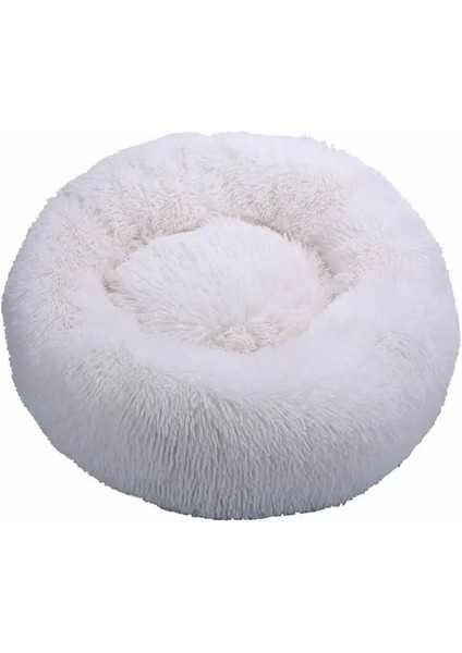 Lacivert Tarzı 50CM Yumuşak Peluş Yuvarlak Kedi Kumu Evi En Iyi Pet Malzemeleri Yastık Kedi Yatağı Kedi Yastık Köpek Yatağı Köpek Yastık Hayvan Uyku Yumuşak Kanepe (Yurt Dışından)