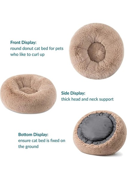 Cilt Pembe Tarzı 50CM Pet Köpek Yatağı Sepeti Köpek Yatakları Büyük Tezgah Mat Chihuahua Kulübesi Pet Malzemeleri Için Kanepe Köpek Evi Kedi Büyük Yastık (Yurt Dışından) indirimleri