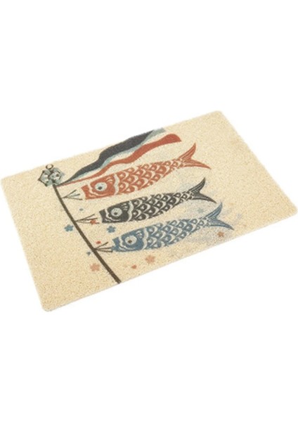Üç Balık Tarzı 40X60CM Pet Kedi Kumu Pedi Katlanabilir Pet Yavru Kedi Kumu Kutusu Mat Pvc Kaymaz Su Geçirmez Desen Temizleme Pedi Ürün Aksesuarları (Yurt Dışından)