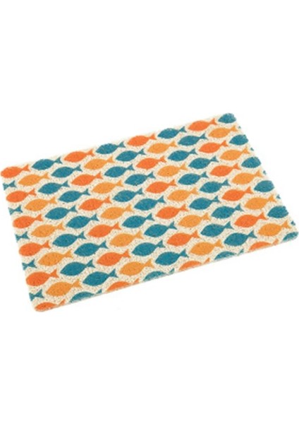 Üç Balık Tarzı 40X60CM Pet Kedi Kumu Pedi Katlanabilir Pet Yavru Kedi Kumu Kutusu Mat Pvc Kaymaz Su Geçirmez Desen Temizleme Pedi Ürün Aksesuarları (Yurt Dışından) indirimleri
