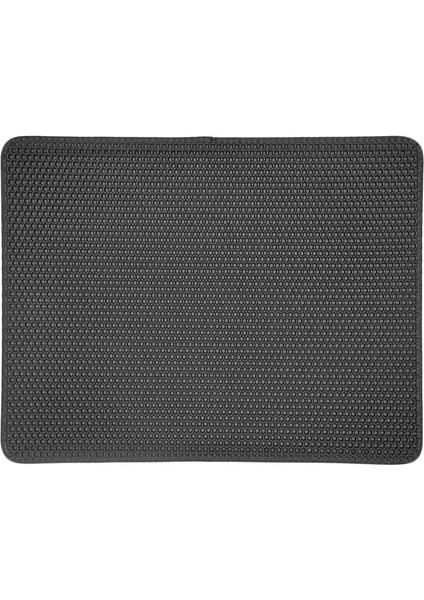 Siyah Stil Xxl 45X60CM Pet Kedi Kumu Mat Tuvalet Su Geçirmez Çift Katmanlı Kedi Kum Kumu Mat Eva Kediler Için Katlanabilir Pet Halı Yatak Pedleri Pet Malzemeleri (Yurt Dışından)