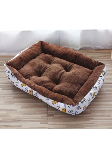Bir Stil Xl 70X55CM Pet Yatak Ev Yumuşak Ped Battaniye Yatak Mat Yavru Köpek Kedi Kanepe Yastık Ev Yıkanabilir Halı Sıcak Tutmak Pet Ürünleri Evcil Hayvan Aksesuarları (Yurt Dışından)
