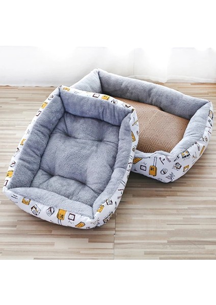 Bir Stil Xl 70X55CM Pet Yatak Ev Yumuşak Ped Battaniye Yatak Mat Yavru Köpek Kedi Kanepe Yastık Ev Yıkanabilir Halı Sıcak Tutmak Pet Ürünleri Evcil Hayvan Aksesuarları (Yurt Dışından) indirimleri