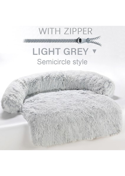Açık Gri-Zip-Yj Stili S Beden Kral Köpek Yatak Kanepe Büyük Kabarık Köpekler Pet House Kanepe Mat Uzun Peluş Sıcak Kulübesi Pet Kedi Köpek Yastık Yıkanabilir Battaniye Kanepe Örtüsü (Yurt Dışından)