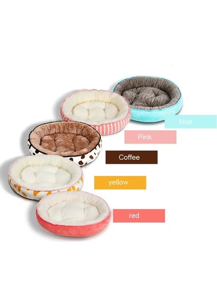 Kırmızı Stil 70X60CM Köpek Yatağı Isınma Kulübesi Pet Disket Rahat Peluş Yastık Büyük Küçük Köpekler Evi Için Kaymaz Alt Köpek Yatakları Yorkshire Terrier (Yurt Dışından) fırsatları