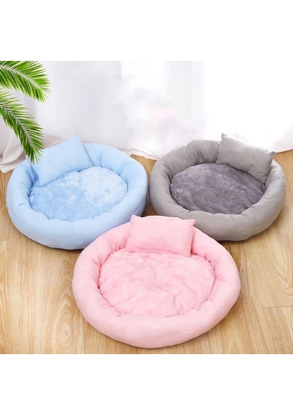 Gri Tarzı 50CM Kedi Yatakları Paspaslar Kediler Için Ev Bakımı Için Genişlik Pet Yastık Uyku Yatağı Küçük Yavru Kedi Katlanır Aksesuarları Peluş Malzemeler (Yurt Dışından) indirimleri