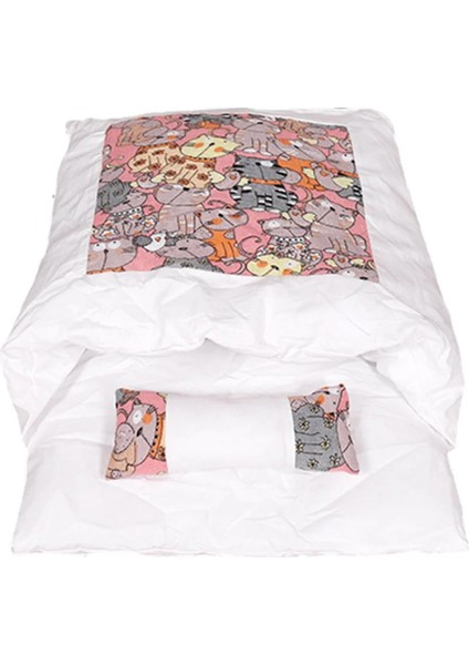 B Tarzı U 65X50CM Japon Tarzı Pet Yorgan Nefes Kedi Köpek Uyku Tulumu Sıcak Ev Yarı Kapalı Yavru Yavru Kedi Kulübesi Çıkarılabilir Yumuşak Yatak Yuva (Yurt Dışından)