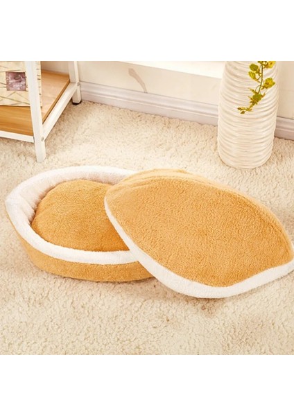 Kırmızı Stil 45X32X32CM Çıkarılabilir Kedi Uyku Tulumu Kanepeler Mat Hamburger Köpek Evi Kısa Peluş Küçük Pet Yatak Sıcak Köpek Kulübesi Yuva Yastık Pet Ürünleri (Yurt Dışından) fırsatları