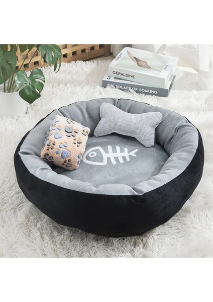 Gri Yuva Stili Çap 40CM Sevimli Yumurta Tarts Kedi Yatağı Dört Mevsim Mevcuttur Evcil Hayvan Evi Açık Seyahat Kedileri Için Uygun Evcil Hayvanlar Için Ürünler (Yurt Dışından) modelleri