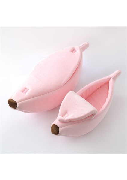 Pembe Tarzı 11-44 Lbs Için Xl Komik Muz Kedi Yatak Evi Sevimli Rahat Kedi Mat Yataklar Sıcak Dayanıklı Taşınabilir Pet Sepet Kulübesi Köpek Yastık Kedi Malzemeleri 4 Renk (Yurt Dışından)