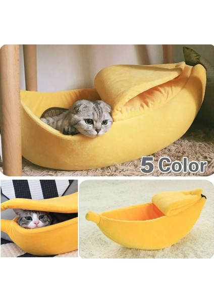 Pembe Tarzı 11-44 Lbs Için Xl Komik Muz Kedi Yatak Evi Sevimli Rahat Kedi Mat Yataklar Sıcak Dayanıklı Taşınabilir Pet Sepet Kulübesi Köpek Yastık Kedi Malzemeleri 4 Renk (Yurt Dışından) modelleri