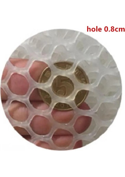 Delik 0.8cm Tarzı 50X100CM cm Delik Çapı Plastik Tel Net Bahçe Sızdırmaz Mesh Ped Çocuk Güvenliği Balkon Korkuluk Merdiven Koruma Ağı Araçları (Yurt Dışından)