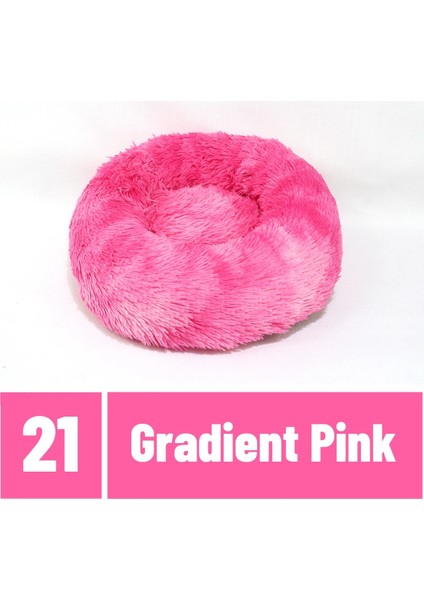 Degrade Pembe Tarzı XXS-25CM Tnly Uzun Peluş Kedi Yatak Ev Yavrusu Mat Kış Sıcak Uyku Kediler Yuva Yumuşak Uzun Peluş Köpek Sepeti Pet Yastık Taşınabilir Pet Yatak (Yurt Dışından)