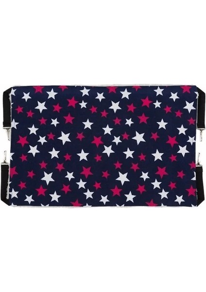 Mavi Yıldız Stili 53X35CM Sıcak Asılı Kedi Yatak Mat Yumuşak Kedi Hamak Kış Hamak Pet Yavru Kafes Yatak Örtüsü Yastık Hızlı G (Yurt Dışından)