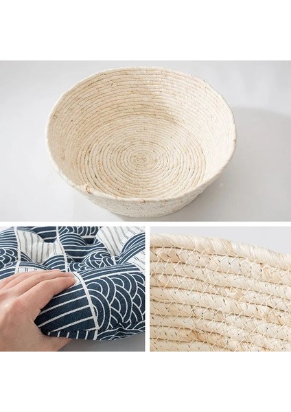 Mat Tarzı Kedi Yatağı S Beden Basit Japon Tarzı Dokuma Kedi Yatak Kanepe Sepeti Yuva Dört Mevsim Evrensel Kedi Rattan Salonu Kanepe Yavru Köpek Mat Pet Tedarikçiler (Yurt Dışından) indirimleri