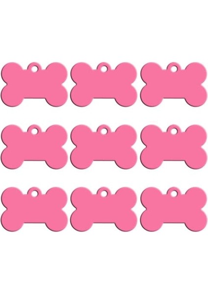 Pembe Tarzı 40X26X1MM Köpek Tasmaları Kimlik Etiketleri Köpekler Kediler Için Kedi Adı Pet Kemik Şekli Etiketi Oyulmuş Alüminyum Tasarımcı Evcil Hayvan Dükkanı Aksesuarları (Yurt Dışından)