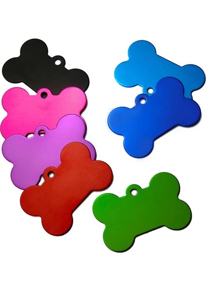 Pembe Tarzı 40X26X1MM Köpek Tasmaları Kimlik Etiketleri Köpekler Kediler Için Kedi Adı Pet Kemik Şekli Etiketi Oyulmuş Alüminyum Tasarımcı Evcil Hayvan Dükkanı Aksesuarları (Yurt Dışından) modelleri