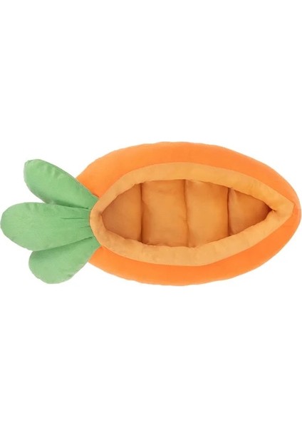 Havuç Tarzı M 62X37CM Kedi Yatağı Sevimli Havuç Şeklindeki Pet Köpek Yatakları Yumuşak Kedi Sarılma Yatağı Pet Yuva Minderi Kedi Yavrusu Tavşanlar Için Güzel Pet Yatak Yastığı Teddy (Yurt Dışından)