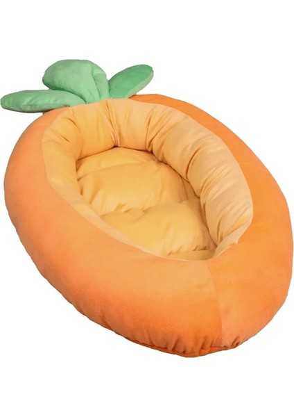 Havuç Tarzı M 62X37CM Kedi Yatağı Sevimli Havuç Şeklindeki Pet Köpek Yatakları Yumuşak Kedi Sarılma Yatağı Pet Yuva Minderi Kedi Yavrusu Tavşanlar Için Güzel Pet Yatak Yastığı Teddy (Yurt Dışından)