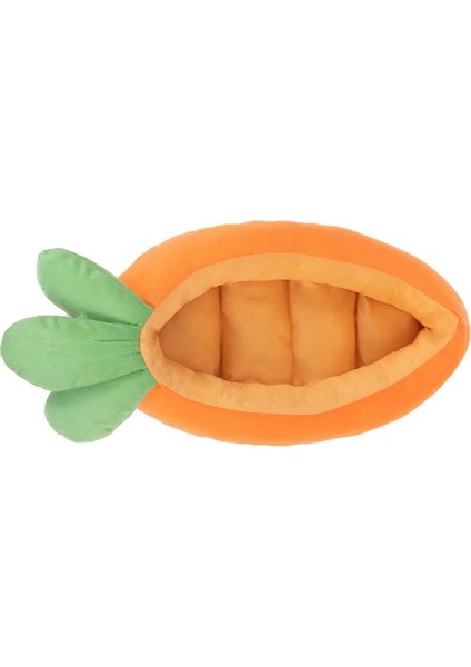 Havuç Tarzı M 62X37CM Kedi Yatağı Sevimli Havuç Şeklindeki Pet Köpek Yatakları Yumuşak Kedi Sarılma Yatağı Pet Yuva Minderi Kedi Yavrusu Tavşanlar Için Güzel Pet Yatak Yastığı Teddy (Yurt Dışından)